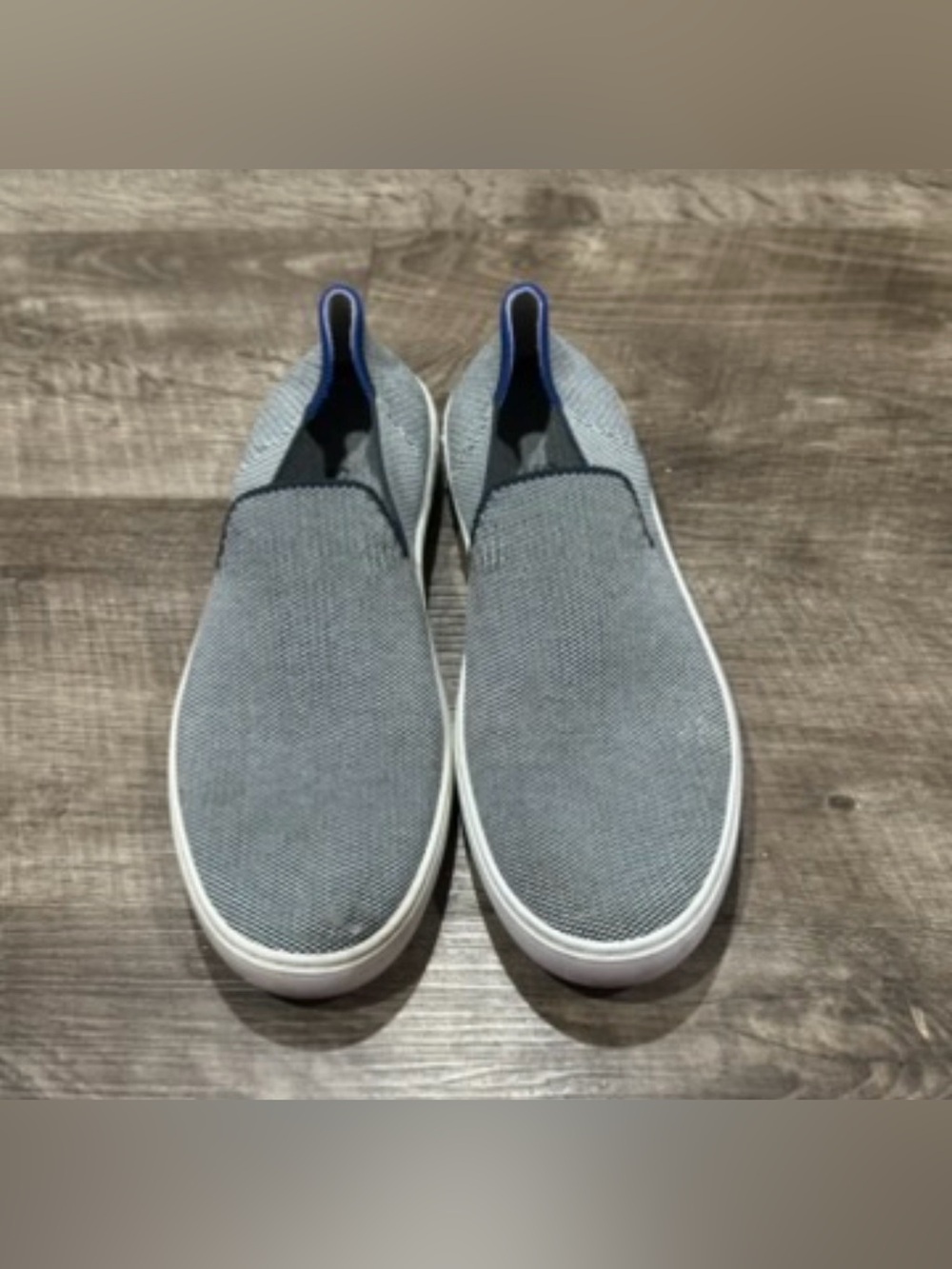 Rothy's The Original Slip On Sneaker Shoes Anchor Textile Women’s US 10.5